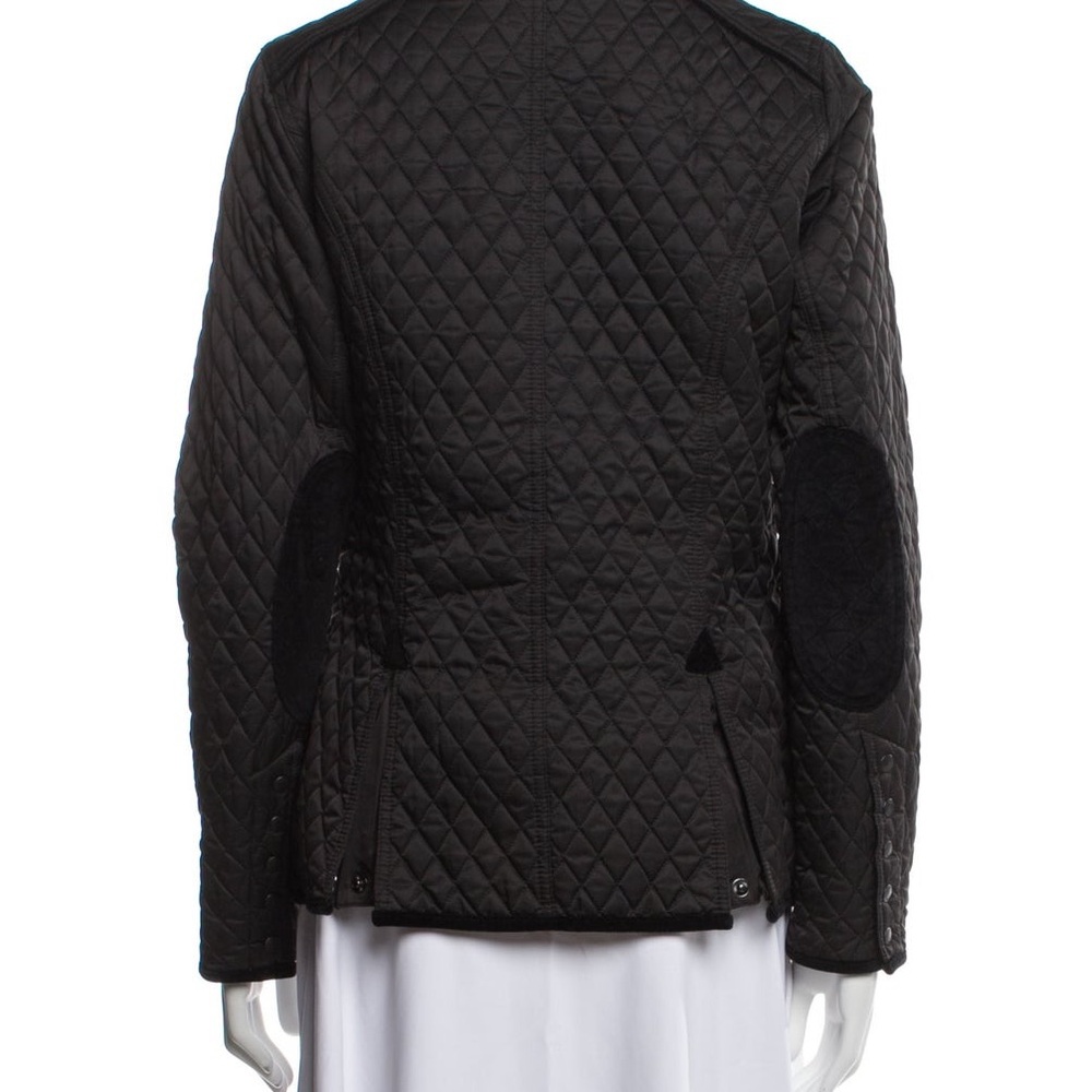 Barbour Gold Label Women’s Quilted Jacket with Velvet Trim Size US 6 - Picture 4 of 12